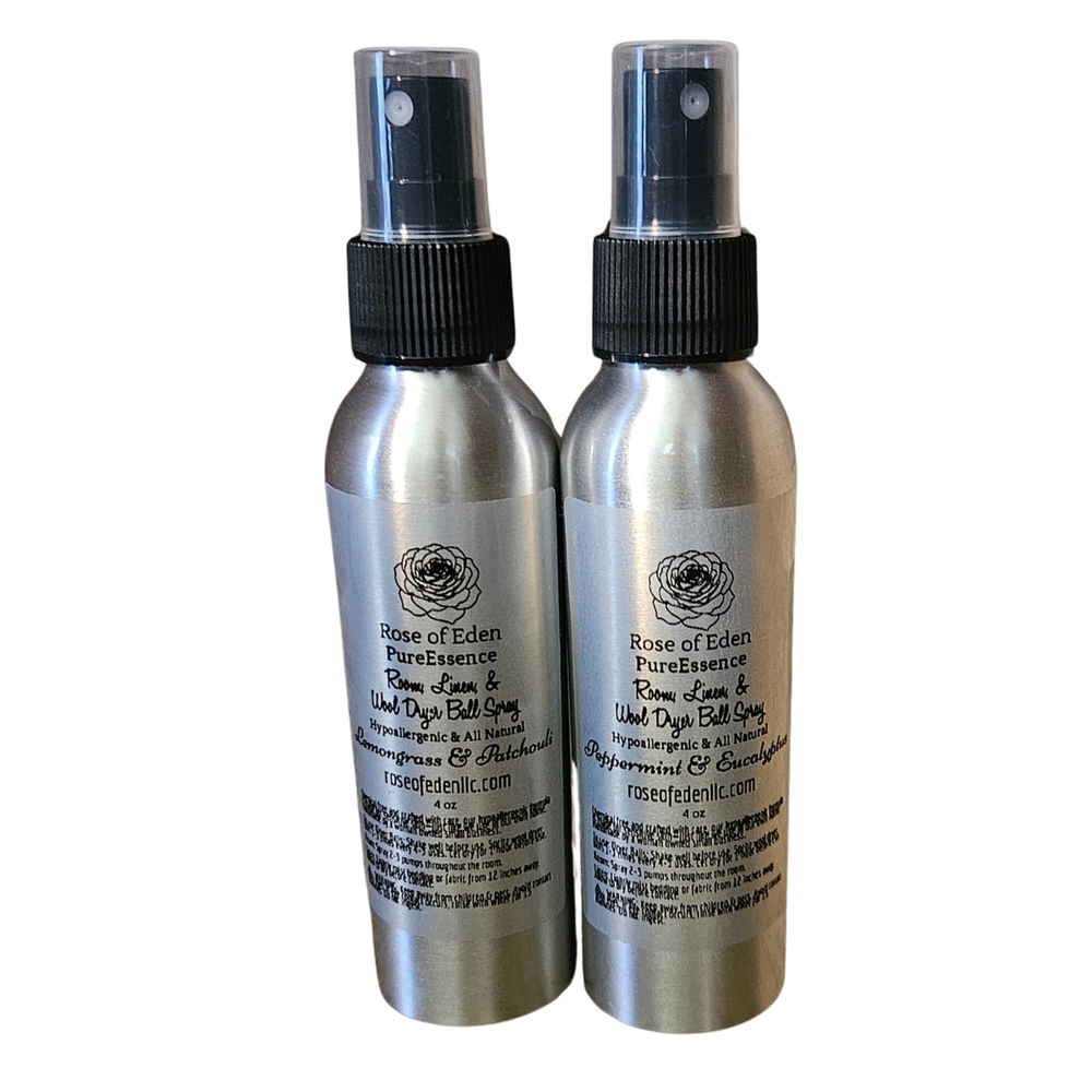 Handcrafted Room Sprays, 2 Sprays | Non-Toxic | Essential Oil PureEssence
